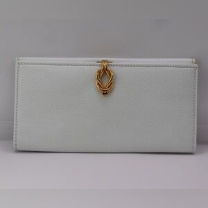 GUCCI Vintage White Leather Wallet 1980s